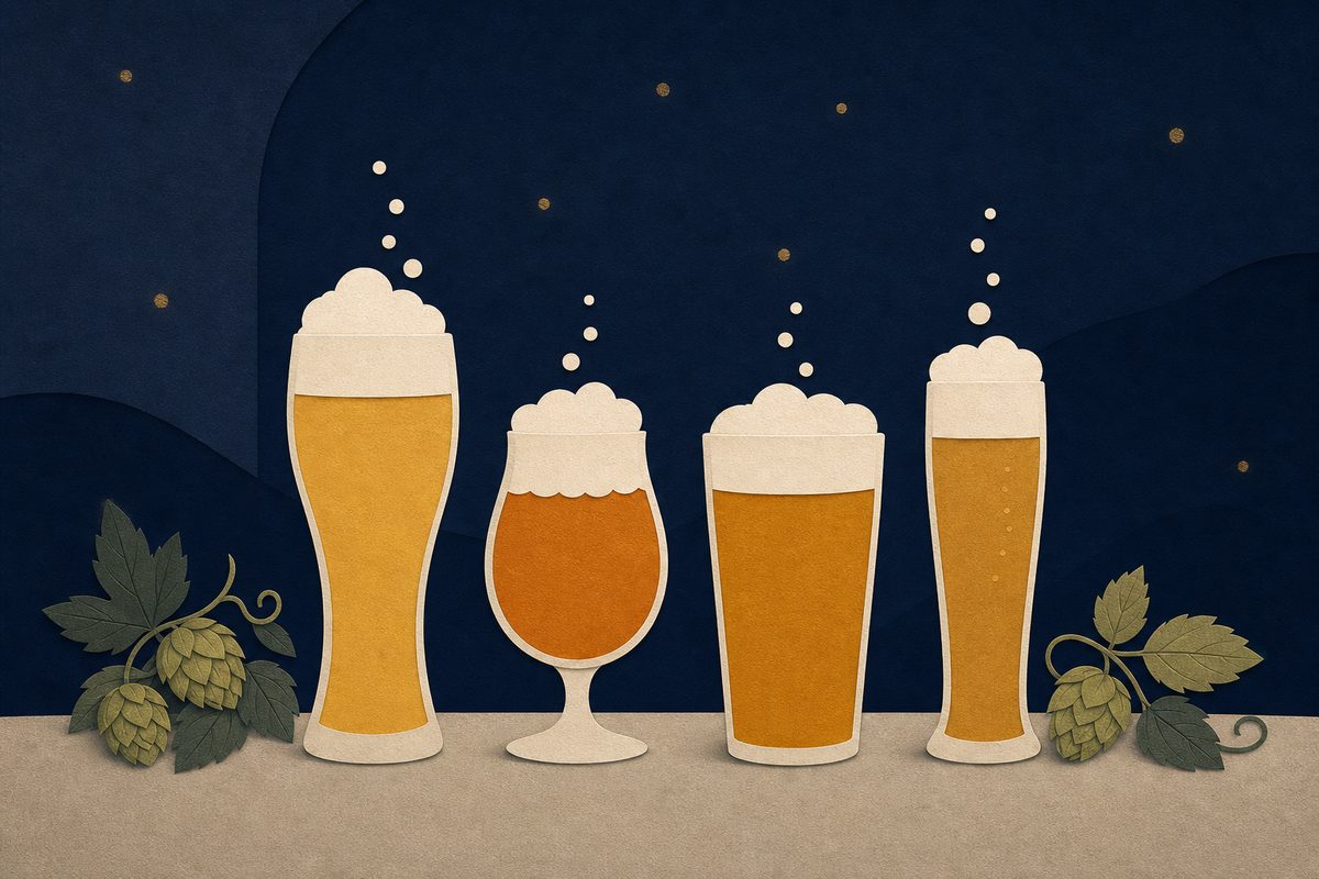 グラスが、ビールの味を変える