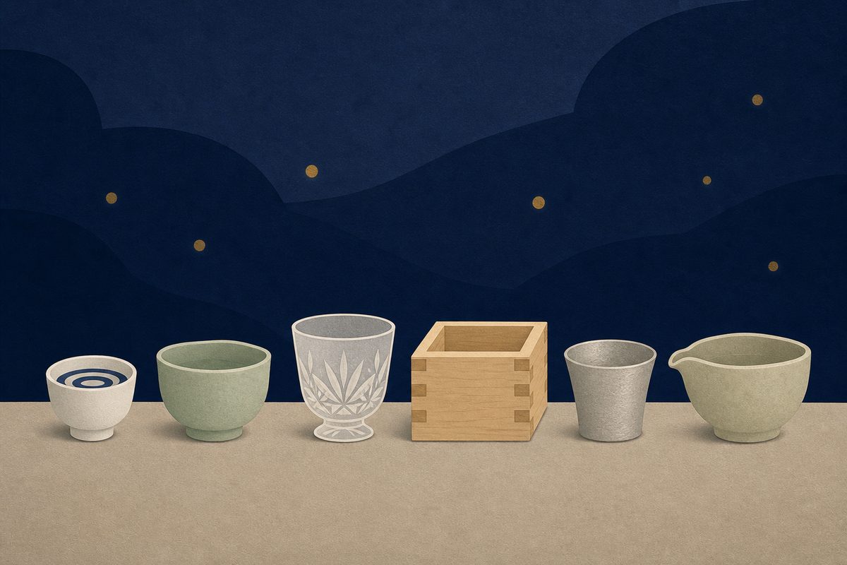酒器で、日本酒はもっと楽しめる